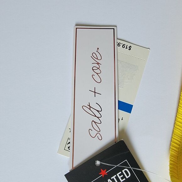 Salt + Cove Women's Size XL Yellow Ribbed Bikini Bottom NWT - Picture 5 of 5